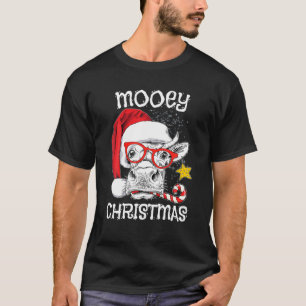 Camiseta Navidades de vacas Mooey Navidades Vestir Vestido 
