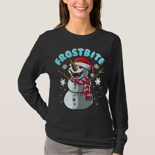 Camiseta Navidades de vampiros de Snowman con escarcha navi
