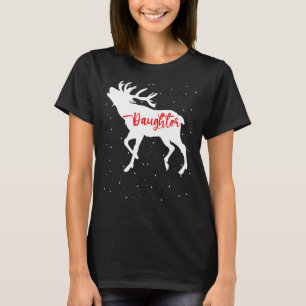 Camiseta Navidades De Venado Que Coinciden Con Hija Familia