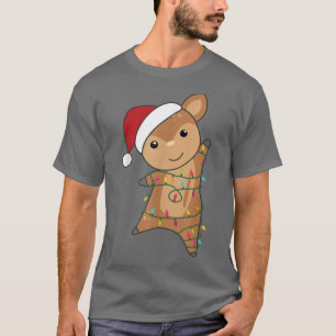 Camiseta Navidades de venado Santa Clays Luces de hadas ven