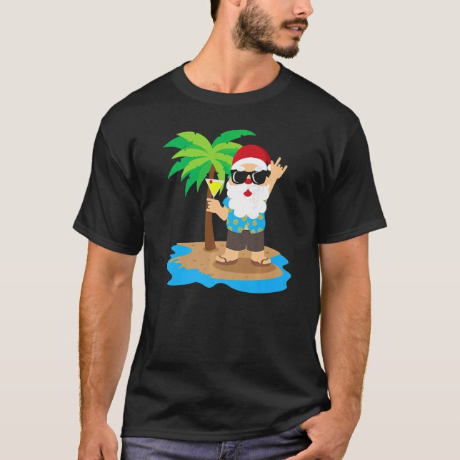 Camiseta Navidades De Verano De Guay En Santa Hawái En Juli (Anverso)