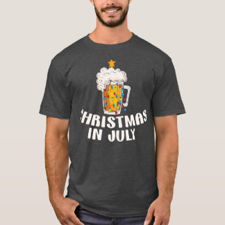 Camiseta Navidades De Verano De Los Árboles De Cerveza En J