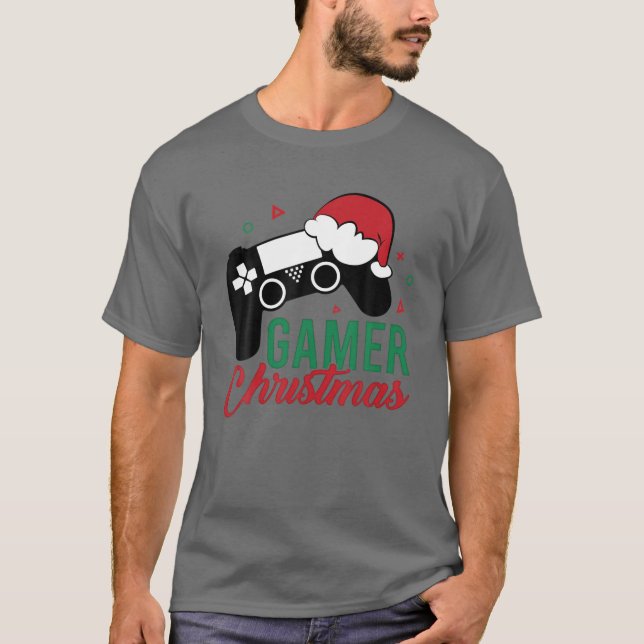 Camiseta Navidades de videojuegos niños adultos Pajama (Anverso)