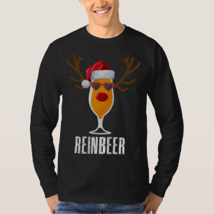 Camiseta Navidades de Vidrio de Cerveza Gorra de Reinbeer S