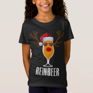 Camiseta Navidades de Vidrio de Cerveza Gorra de Reinbeer S