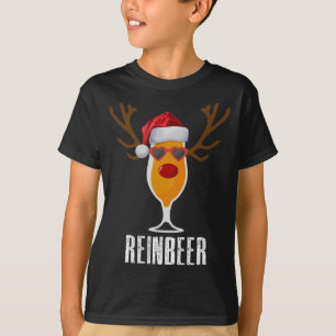 Camiseta Navidades de Vidrio de Cerveza Gorra de Reinbeer S