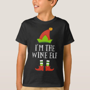 Camiseta Navidades De Vino Elf Que Coinciden Con La Familia