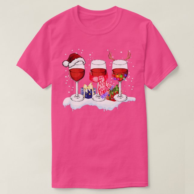 Camiseta Navidades de Vino  Navidades de Wine Lover (Diseño del anverso)