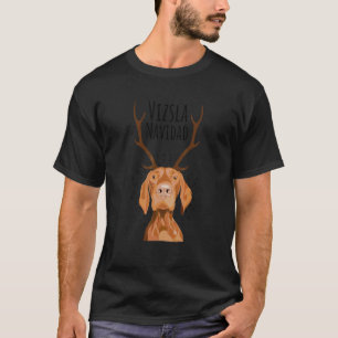 Camiseta Navidades de Vizsla Perro Perro Perro Perro dulce 
