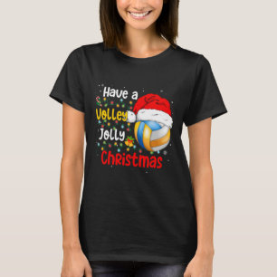 Camiseta Navidades De Voleibol Con Navidades De Voleibol