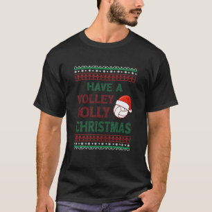 Camiseta Navidades De Voleibol Con Navidades De Voleibol