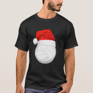 Camiseta Navidades De Voleibol Santa Hat Para El Chica Todd