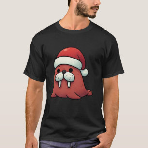 Camiseta Navidades de Walrus Claus Santa