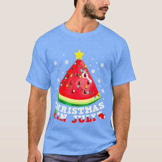 Camiseta Navidades de Watermelon Christmasree en julio