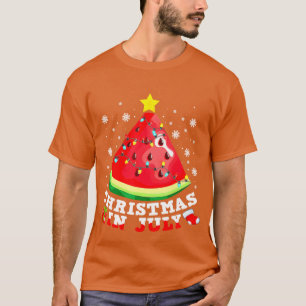 Camiseta Navidades de Watermelon Christmasree en julio