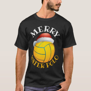 Camiseta Navidades de waterpolo pelean con Santa Hat