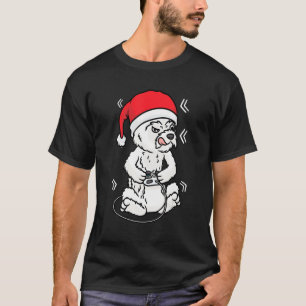Camiseta Navidades de West Highland White Terrier Video de 