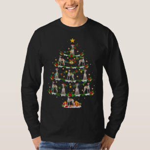 Camiseta Navidades de Whippet Dog Lover Xmas Lighting Whipp