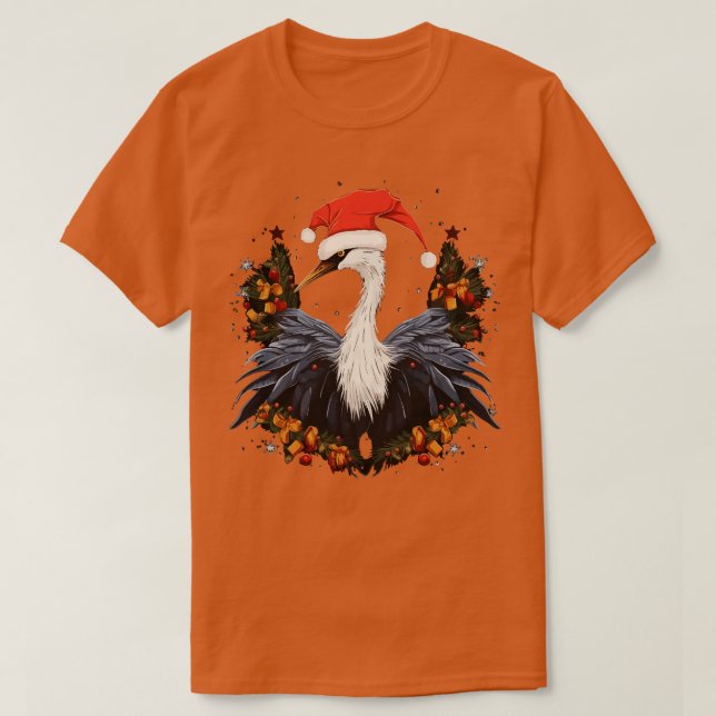 Camiseta Navidades de Whooping Crane (Diseño del anverso)