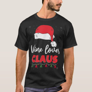 Camiseta Navidades de Wine Lover Santa Claus Familia Coinci