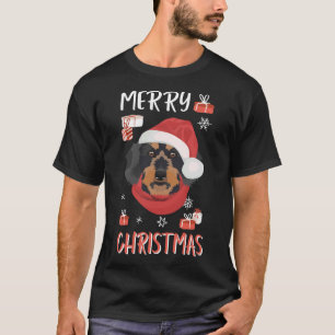 Camiseta Navidades de Wire Haired Dachshund