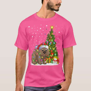 Camiseta Navidades de Wombat iluminan árboles de navidad de