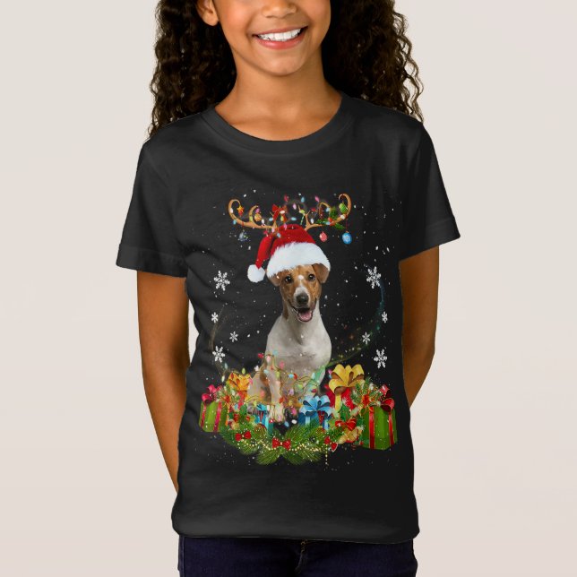 Camiseta Navidades de X-Mas Fox iluminan divertidos diseños (Anverso)