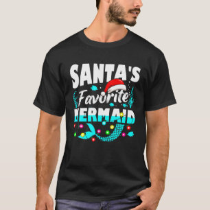 Camiseta Navidades de Xmas Funn de la sirena favorita de Sa