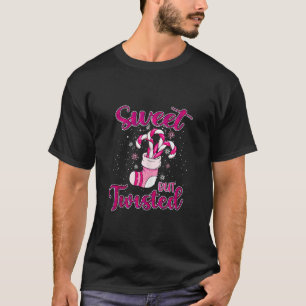 Camiseta Navidades de zapatos de invierno rosados pero dulc