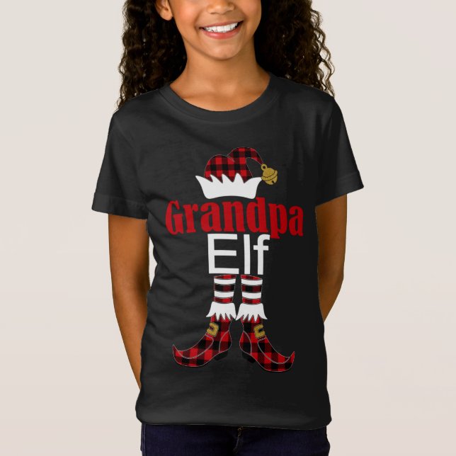 Camiseta Navidades del abuelo coincidiendo con el búfalo fa (Anverso)