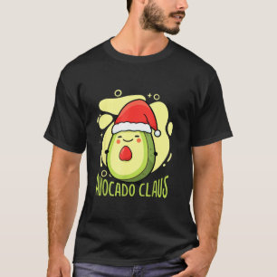 Camiseta Navidades del aguacate Vegan Santa Claus Guacamole