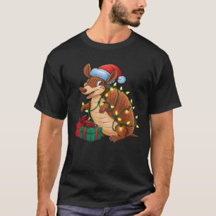 Camiseta Navidades del Armadillo de Santa Hat