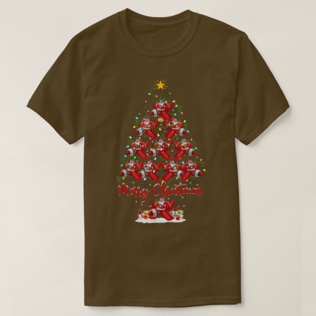 Camiseta Navidades del avión de Santa Aviación Coinciden co (Diseño del anverso)