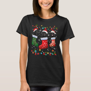 Camiseta Navidades del Black Lab Labrador Socks