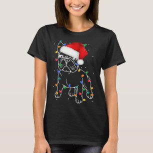 Camiseta Navidades del Bulldog francés alumbran a Pajama