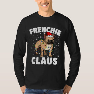 Camiseta Navidades del Bulldog francés Frenchie Claus Cute