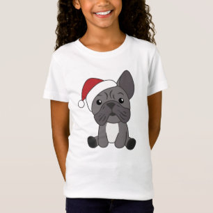 Camiseta Navidades del Bulldog francés niegan animales de i