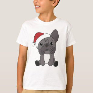 Camiseta Navidades del Bulldog francés niegan animales de i
