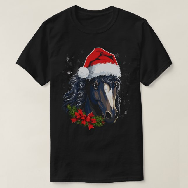 Camiseta Navidades del caballo Fell Pony (Diseño del anverso)