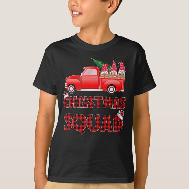 Camiseta Navidades del Camión Rojo Gnomes - Navidades Squad (Anverso)