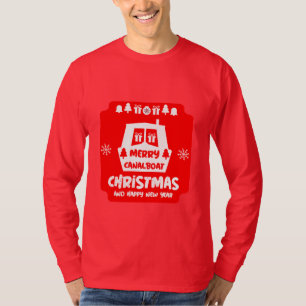 Camiseta Navidades del canal en bote de cercanías Regalos d