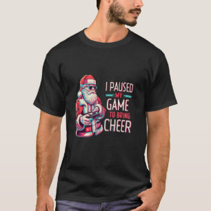 Camiseta Navidades del controlador de videojuegos Santa Pau