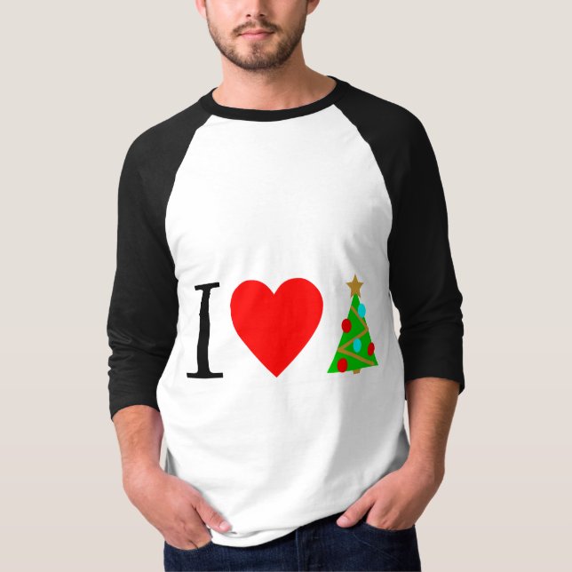 Camiseta Navidades del corazón / Amo a Navidades (Anverso)