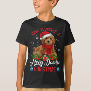 Camiseta Navidades del Cute Yorkshire Terrier Dog Merry Doo