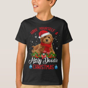 Camiseta Navidades del Cute Yorkshire Terrier Dog Merry Doo