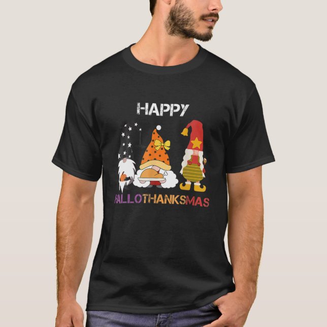 Camiseta Navidades del Día de Acción de Gracias de Hallowee (Anverso)