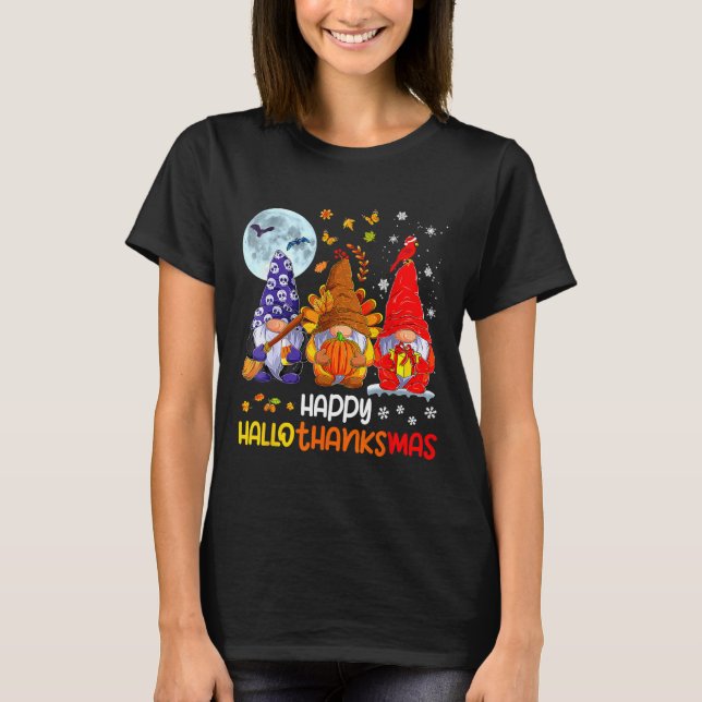 Camiseta Navidades del Día de Acción de Gracias de Hallowee (Anverso)