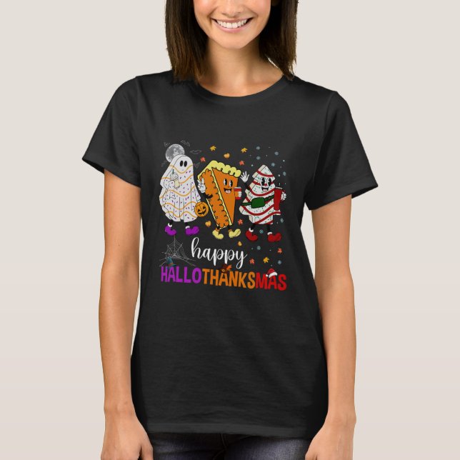 Camiseta Navidades del Día de Acción de Gracias de Hallowee (Anverso)