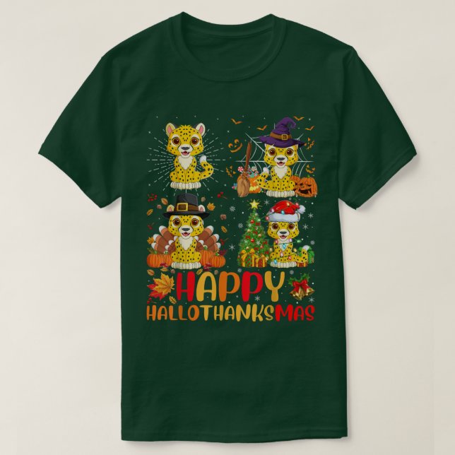 Camiseta Navidades del Día de Acción de Gracias de Hallowee (Diseño del anverso)