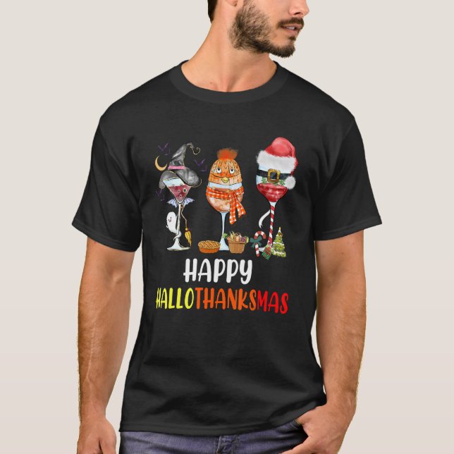Camiseta Navidades del Día de Acción de Gracias de Hallowee (Anverso)
